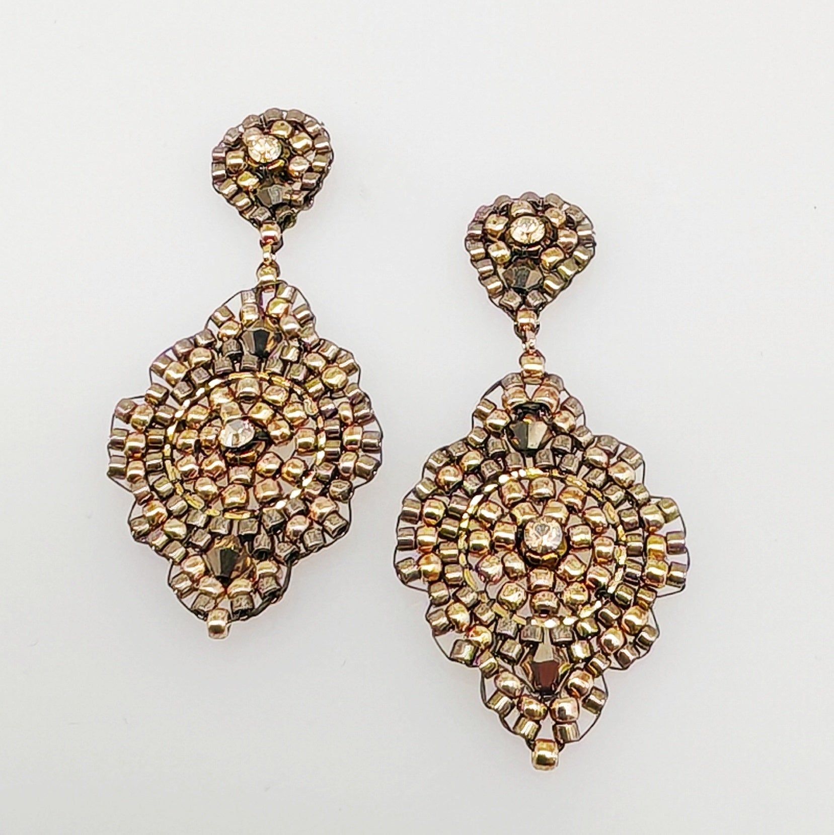 Ohrringe Keinblatt gold